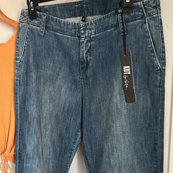 New Kut From The Cloth New Women’s Denim Jogger Jean Pants - Picture 2 of 8